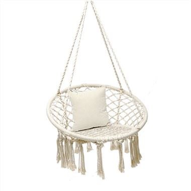 Hammock Berkemah Berbentuk Bulat Putih